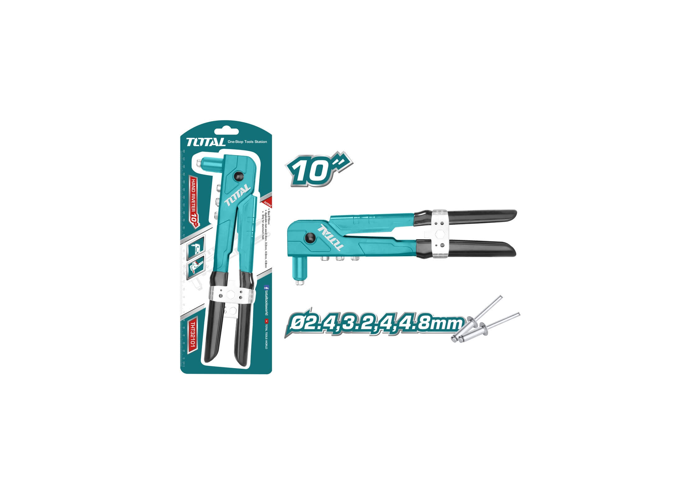 TOTAL ΠΕΡΤΣΙΝΑΔΟΡΟΣ ΧΕΙΡΟΣ 260mm (THT32101)