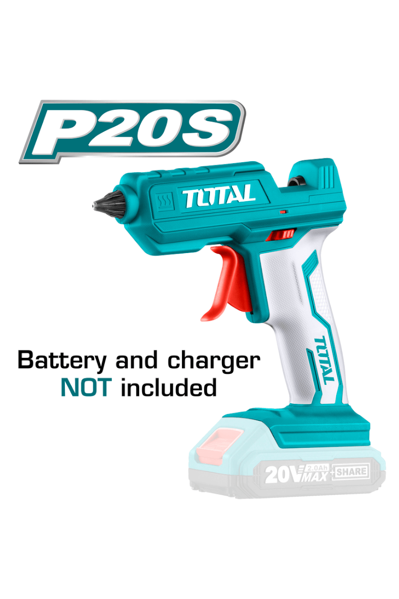 TOTAL ΠΙΣΤΟΛΙ ΚΟΛΛΑΣ ΜΠΑΤΑΡΙΑΣ ΛΙΘΙΟΥ 20V (TGGLI2001)