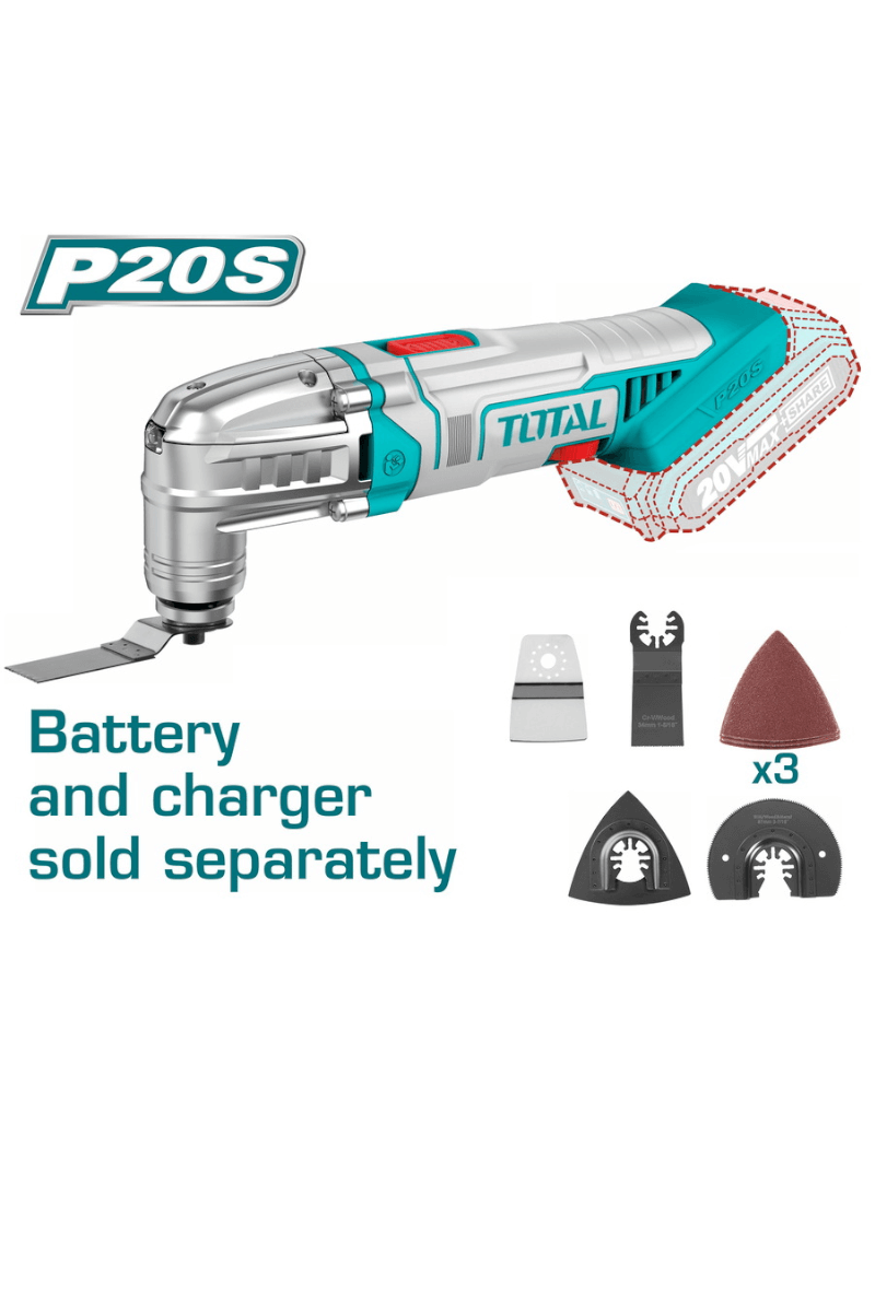 TOTAL ΠΟΛΥΕΡΓΑΛΕΙΟ ΜΠΑΤ. Li-ion 20V ΧΩΡΙΣ ΜΠΑΤΑΡΙΑ & ΦΟΡΤΙΣΤΗ (TMLI2022)