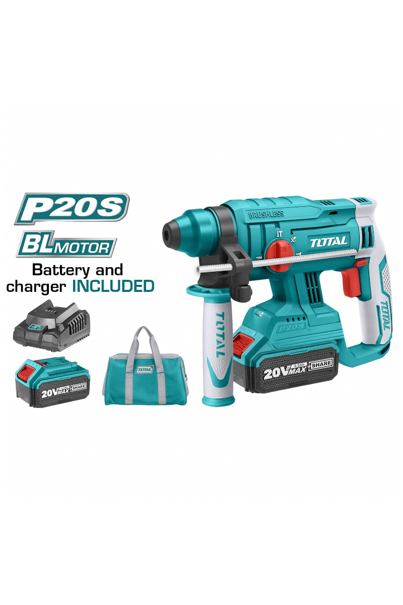 TOTAL ΣΕΤ ΠΝΕΥΜΑΤΙΚΟ ΠΙΣΤΟΛΕΤΟ ΜΠΑΤΑΡΙΑΣ ΛΙΘΙΟΥ 20V (TRHLI22012)