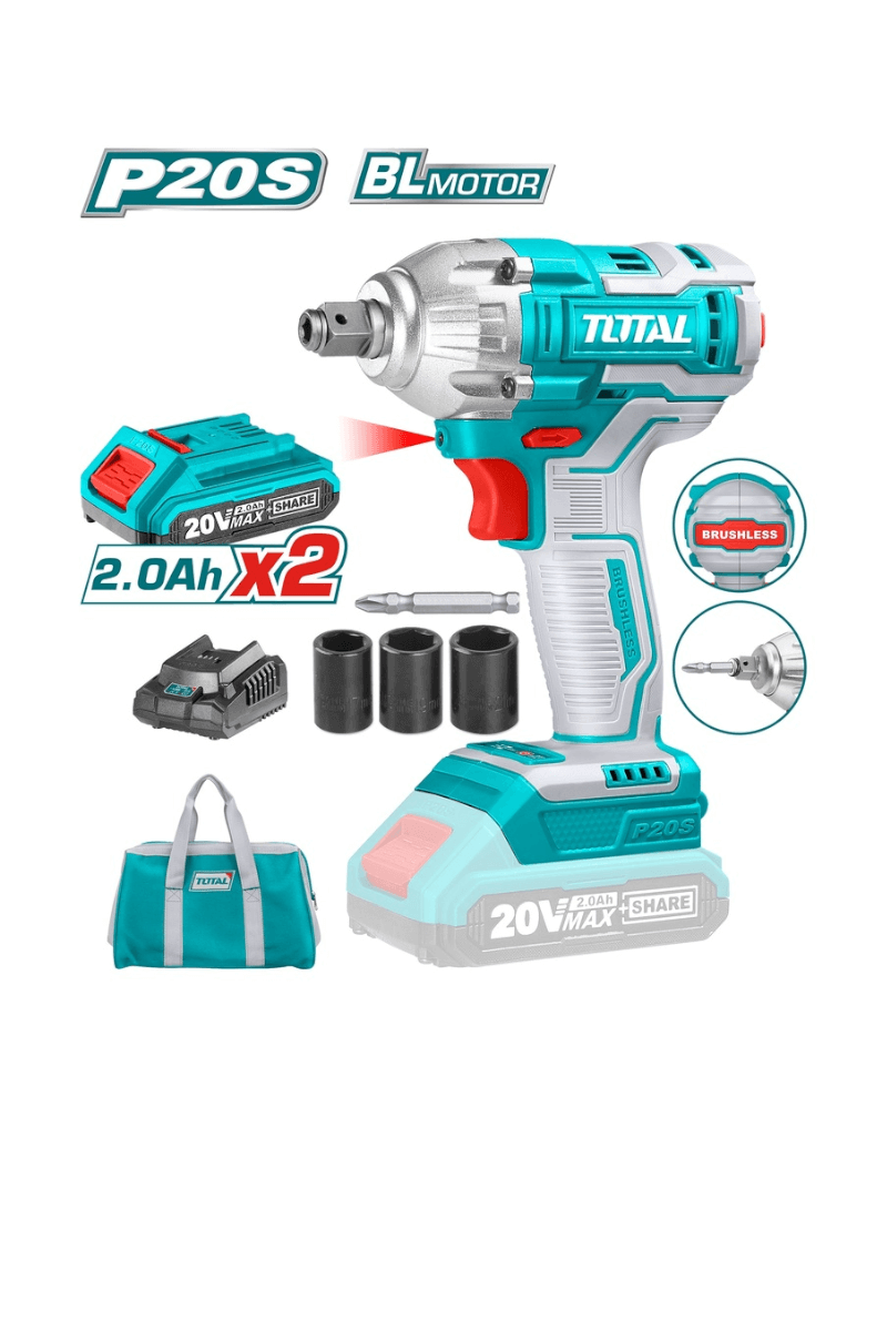 ΜΠΟΥΛΟΝΟΚΛΕΙΔΟ & ΚΑΤΣΑΒΙΔΙ ΜΠΑΤ. 2σε1 Brushless (TIWLI20208)