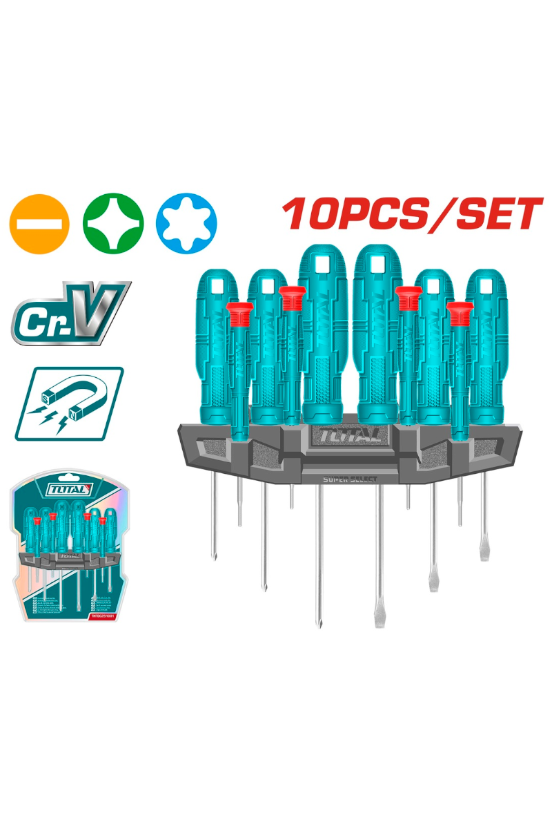 TOTAL ΣΕΤ ΚΑΤΣΑΒΙΔΙΑ ΚΑΙ ΚΑΤΣΑΒΙΔΙΑ ΗΛΕΚΤΡΟΝΙΚΩΝ 10ΤΕΜ (THTDC251001)
